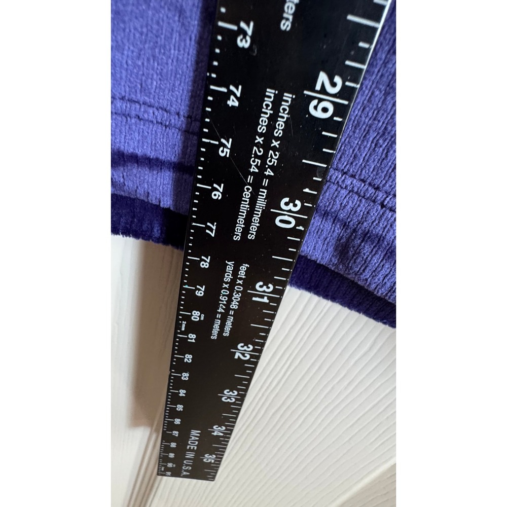 Vuori Pants Womens M Velour Straight Leg Ribbed Relaxed Haven Cozy Athleisure - Picture 5 of 8
